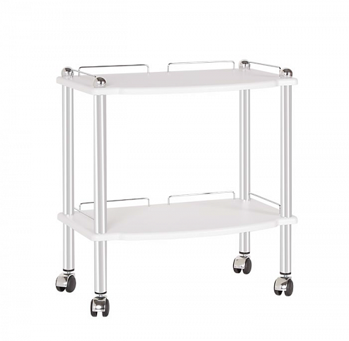 Столик тележка для приборов ST 2 полки МДФ