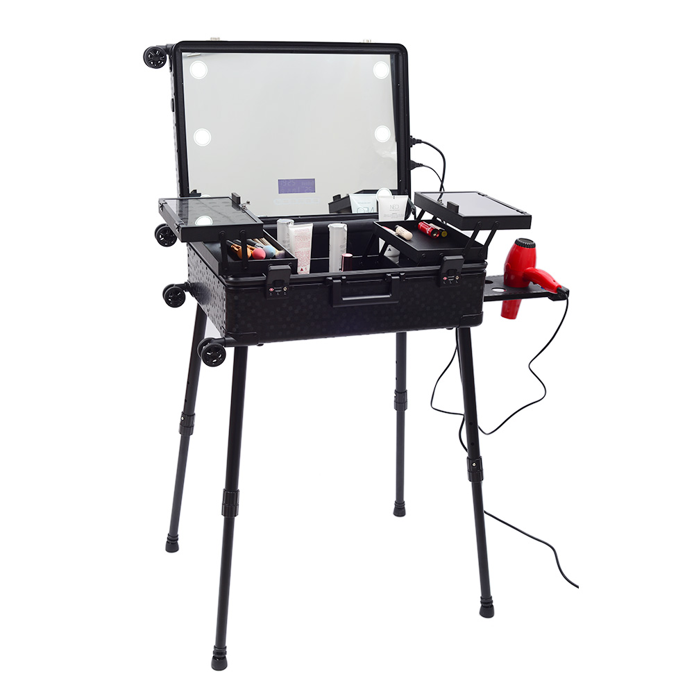 Мобильная студия визажиста Premium LC 038 Bluetooth колонки USB экран