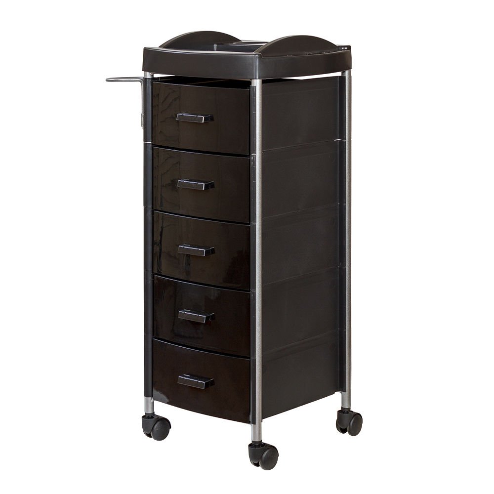 Тележка парикмахерская Глорис-03 черная