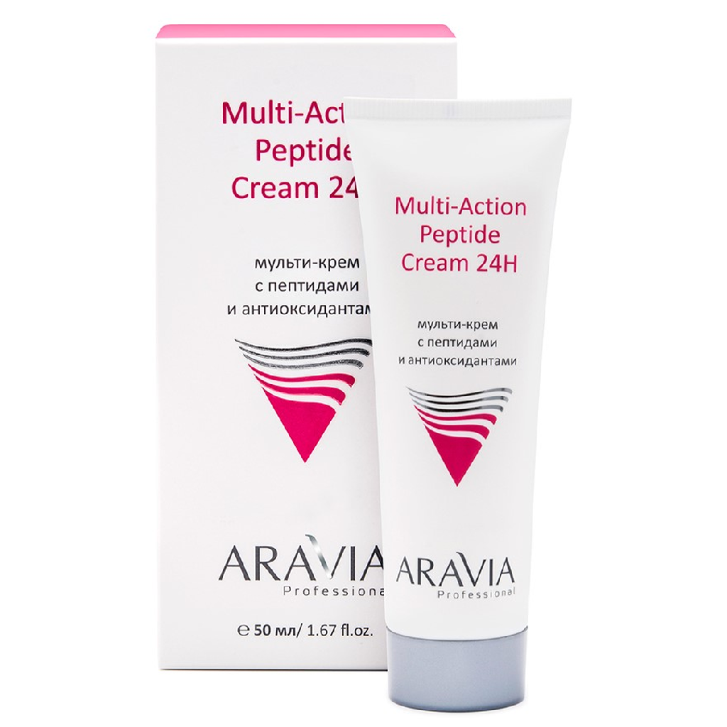 09e01d87-9041-11e9-aca7-001e67fb60ab〵ARAVIA Professional, Мульти-крем с пептидами и антиоксидантным комплексом для лица, 50 мл_0
