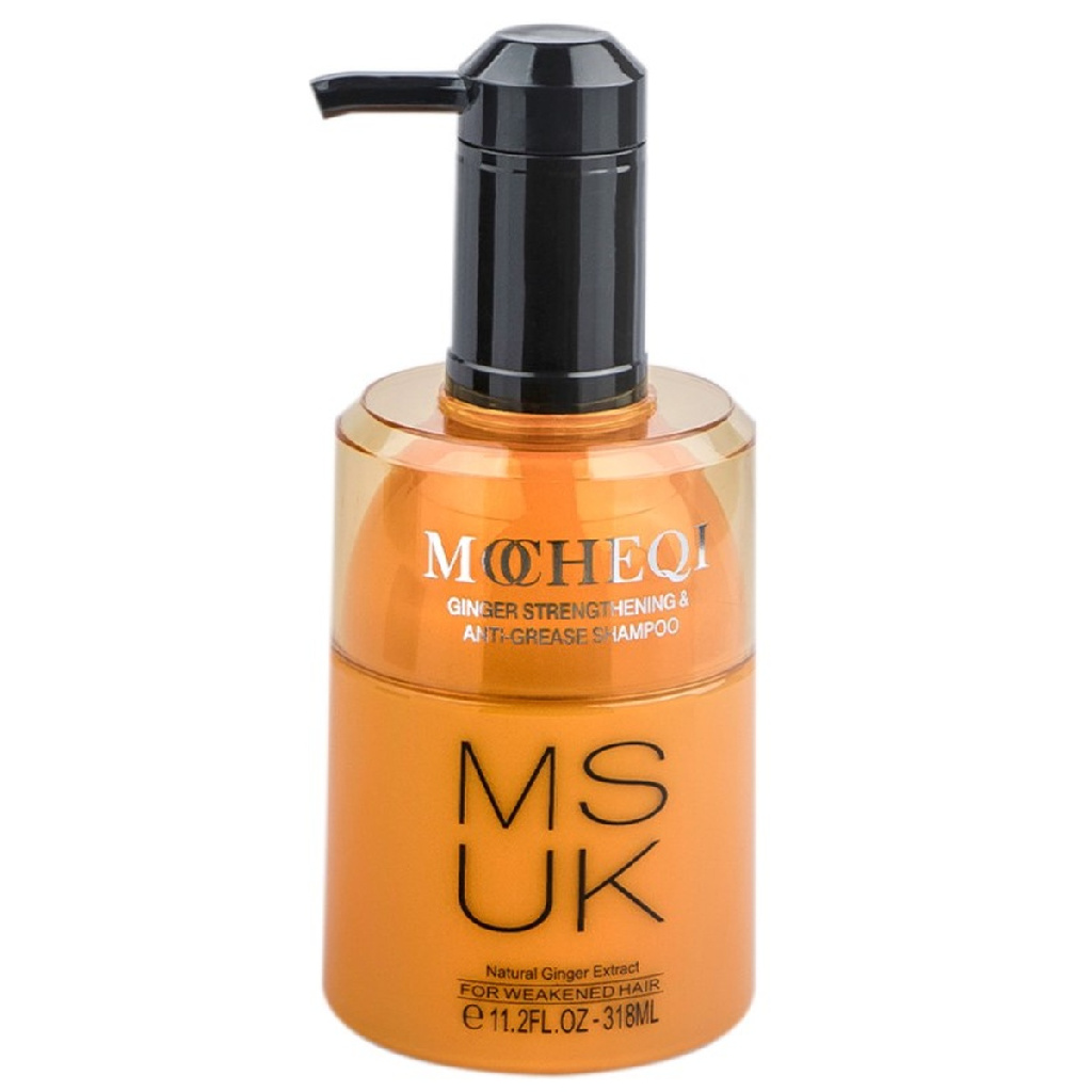 09820e44-b78d-11ea-9718-001e67fb60ab〵MOCHEQI Musk, Шампунь с экстрактом имбиря для поврежденных волос, 318 мл_1 (1)