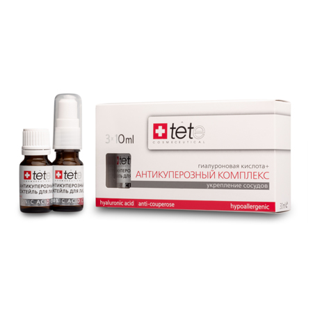 TETe Cosmeceutical, Гиалуроновая кислота с антикупреозным комплексом, 310 мл