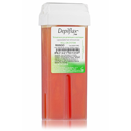 901059D Depiflax100 Воск в картридже, цвет МАНГО (MANGO) 110 гр.