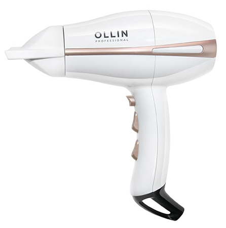 398035 Профессиональный фен OLLIN Professional модель OL-7132 (белый, 1800-2200Вт, 2 скорости, 3 темп.режи