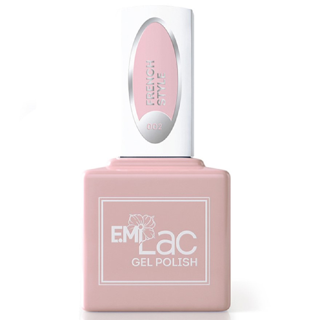 6d9dfa60-4062-11eb-ba86-001e67fb60ab〵E.MiLac, Гель-лак №002 Французский шик, 9 мл_0