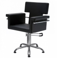 Парикмахерское кресло Николь (обивка черный Долеро 600)