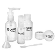 DEWAL, Набор дорожный (Бутылка 80 мл с дозатором+80 мл с крышкой+30 мл с распылителем+баночка 10 г)