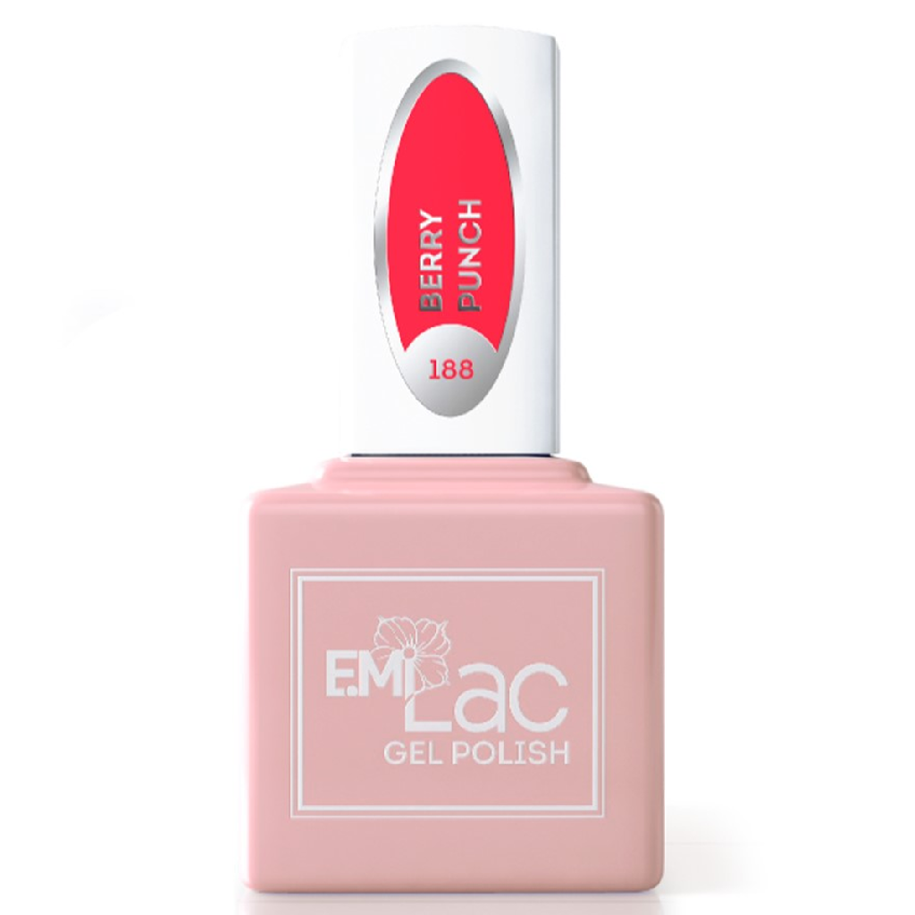 6c0b06db-5f1a-11eb-ba8c-001e67fb60ab〵E.MiLac, Гель-лак №188 Ягодный пунш Grand Resort, 9 мл_1