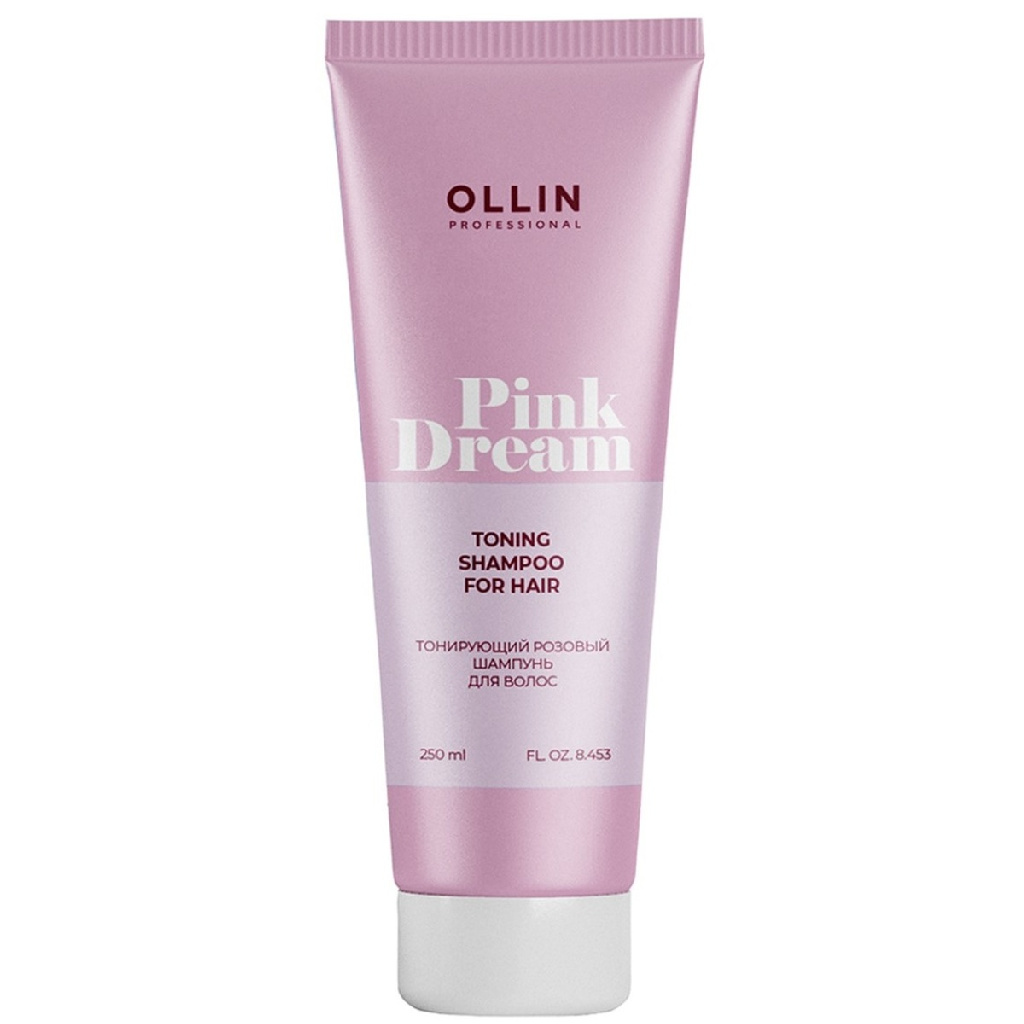 62d2e1d6-a711-11ef-ad33-006f607838a9〵Ollin, Тонирующий розовый шампунь для волос PINK DREAM, 250 мл_2 (1) (1)