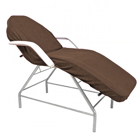 Чехол на кушетку махровый шоколад