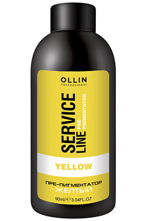 390619 OLLIN SERVICE LINE Флюид-препигментатор ЖЕЛТЫЙ 90мл