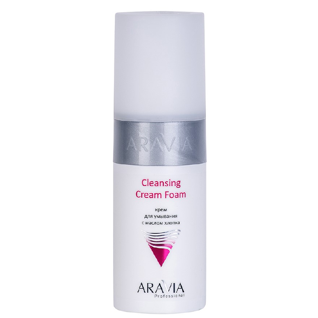 ed0c549a-2622-11e9-868b-001e67fb60ab〵ARAVIA Professional, Крем для умывания с маслом хлопка Cleansing Cream Foam, 150 мл_0
