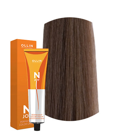 OLLIN N-Joy 771 - русый коричнево-пепельный перманентная крем-краска для волос 100мл