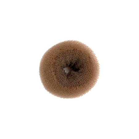 Подкладка для волос кольцо 9 см, коричневая 9500192
