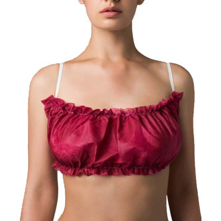 Топик с открытой спиной Спанбонд M35 (Бордовые) 10 штупк.