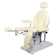 Педикюрное кресло МД 03 одномоторное спинка газлифт раскладывается горизонтально