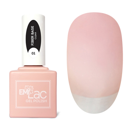 E.MiLac, Файбер-база №1 Fiber Base Gel Clear, 15 мл