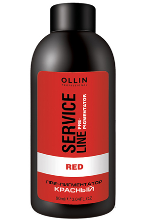 390626 OLLIN SERVICE LINE Флюид-препигментатор КРАСНЫЙ 90мл