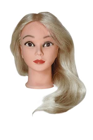 392460 Голова учебная Блондин длина волос 45_50см, 100% натуральные волосы, штатив в комплекте OLLIN