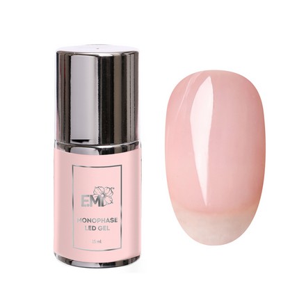 E.Mi, Гель для моделирования MonoPhase LED Gel в бутылочке, 15 мл