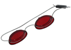 Очки для солярия с резинкой