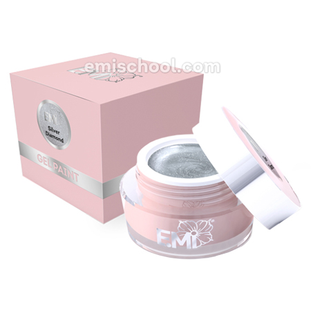 E.Mi, Гелевая краска Super Star Бриллиантовое серебро, 5 мл