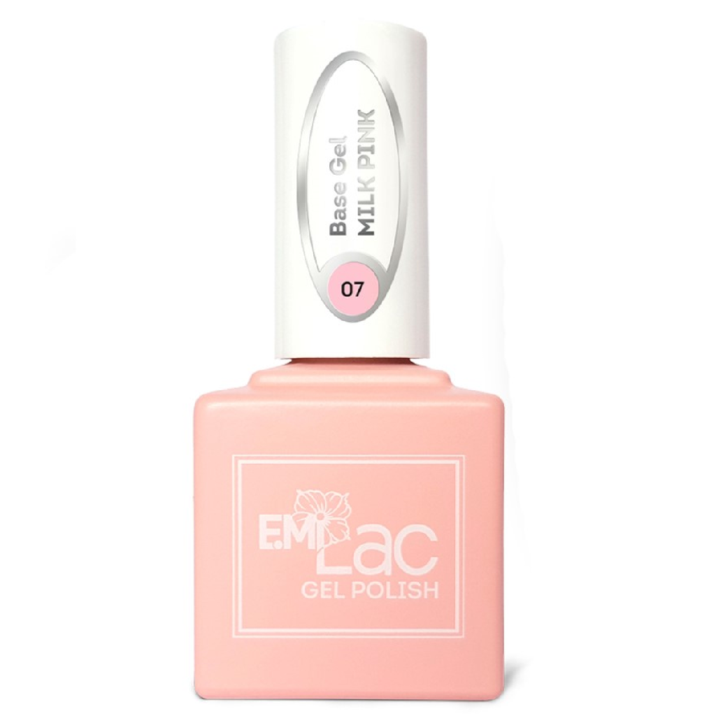 4f53e530-4062-11eb-ba86-001e67fb60ab〵E.MiLac, База №07 Молочный розовый Base Gel, 15 мл_0