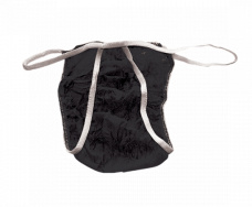 Трусики бикини мужские спанбонд Черные