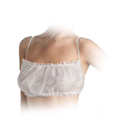 Топик с открытой спиной Спанбонд M35 Белые