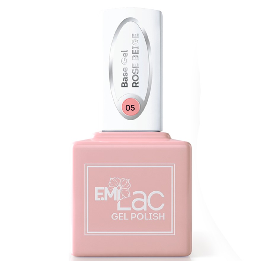 4f53e53b-4062-11eb-ba86-001e67fb60ab〵E.MiLac, База №05 Бежево-розовый Base Gel, 9 мл_0