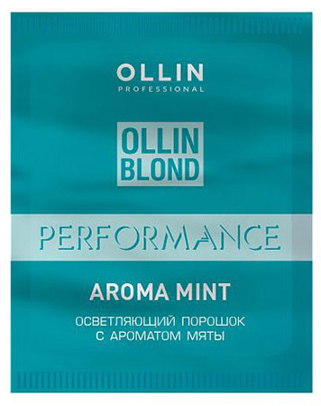 390510 OLLIN BLOND PERFOMANCE Aroma Mint Осветляющий порошок с ароматом мяты 30г