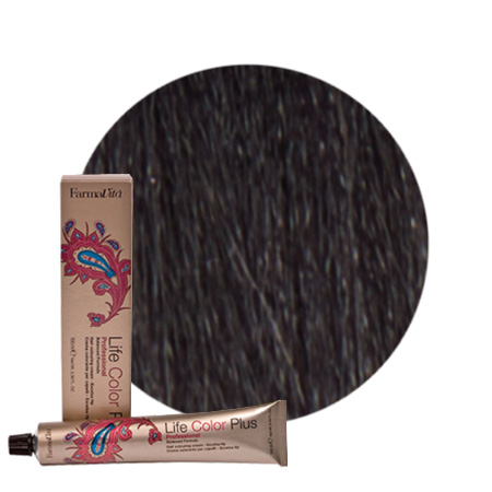 FarmaVita, Краска для волос Life Color Plus 6.11 Темный интенсивный  пепельный блондин, 100 мл