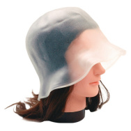 DEWAL, Шапочка для мелирования с крючком,силикон, белая