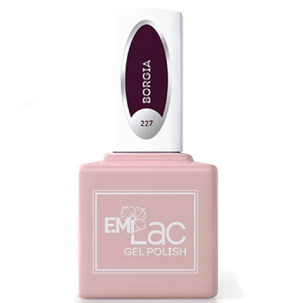 73b5508c-4062-11eb-ba86-001e67fb60ab〵E.MiLac, Гель-лак №227 Борджия Red Manifest, 9 мл_1