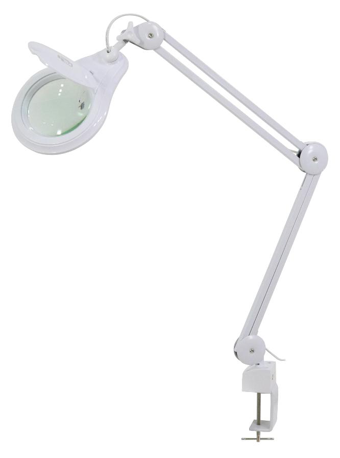 Лампа-лупа 5 диоптрий ММ5 127С (Л003D Т1) регулировка режимов света на струбцине