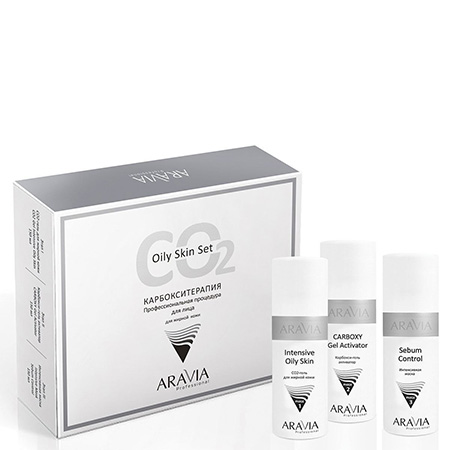 6300 ARAVIA Professional Набор Карбокситерапия Oily Skin Set для жирной кожи 1шт.