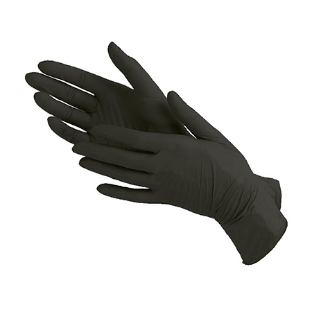 Перчатки нитриловые (черные) ARCHDALE/NITRIMAX "M" 100шт/упк 4гр