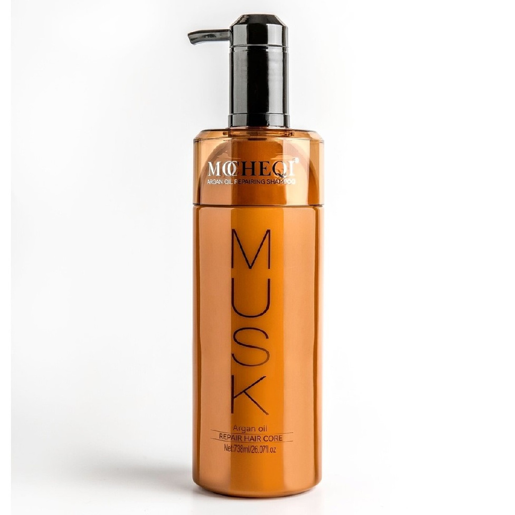 d7f46f14-b3c0-11ef-ad33-006f607838a9〵MOCHEQI Musk, Шампунь Реконструирующий с маслом Арганы, 738 мл_1