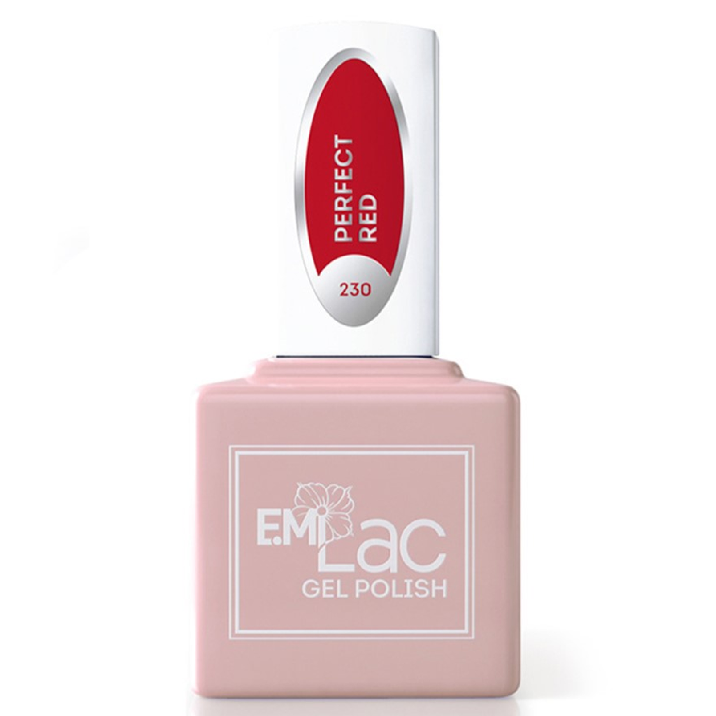 73b5508f-4062-11eb-ba86-001e67fb60ab〵E.MiLac, Гель-лак №230 Идеальный красный Red Manifest, 9 мл_0