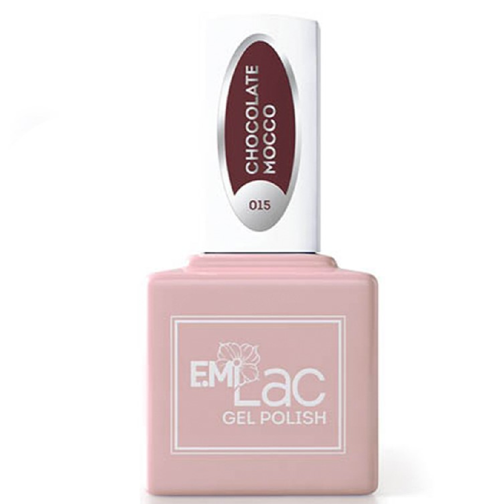 61921e58-4062-11eb-ba86-001e67fb60ab〵E.MiLac, Гель-лак №015 Шоколадный мокко, 9 мл_0