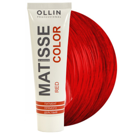 Ollin, Пигмент прямого действия Красный MATISSE COLOR red, 100 мл 
