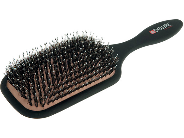 BR7518 DEWAL Щетка массажная лопата, нат. щетина + пластиковый штифт