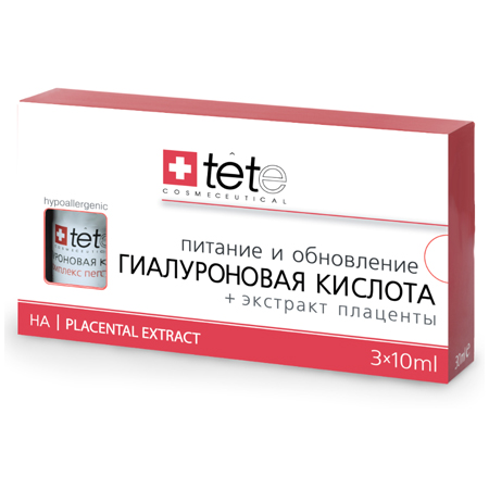 УТ000000348 TETe Cosmeceutical Гиалуроновая кислота с экстрактом плаценты 3_10 мл