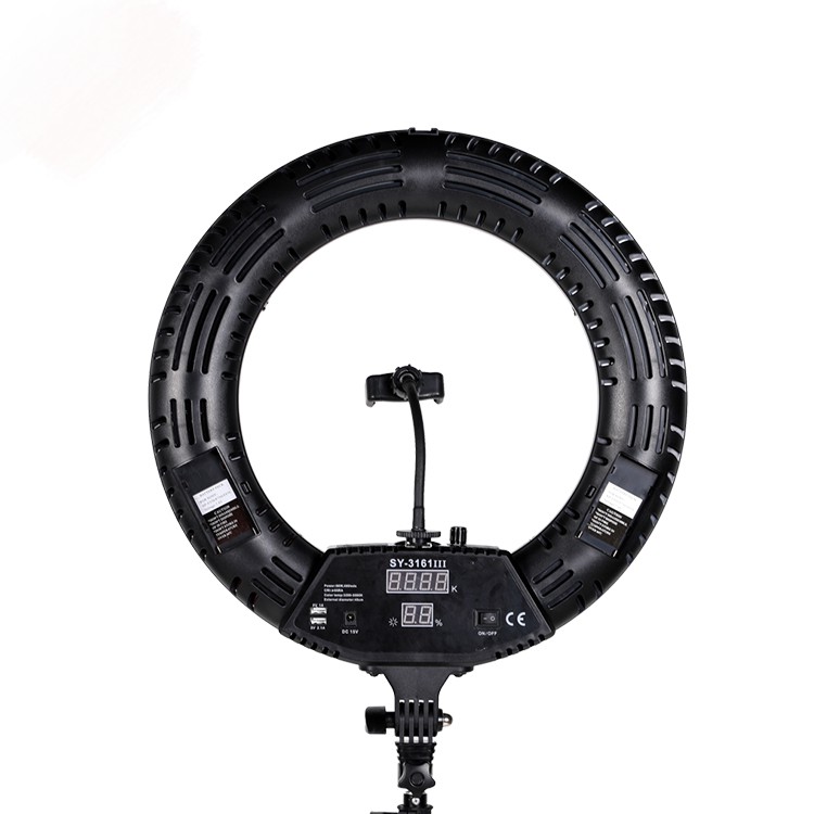 Кольцевая лампа OK LED RING D 480 SY (45 см) цифровой экран дистанционный пульт