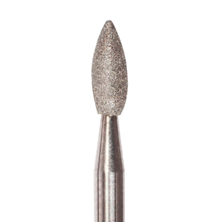 E.Mi, Фреза алмазная каплевидная 2,7 мм, абразивность М