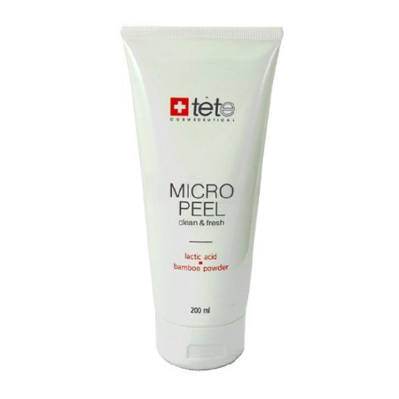 TETe Cosmeceutical, Мягкий эксфолиант с молочной с гликолевой кислотами Micro Peel, 200 мл