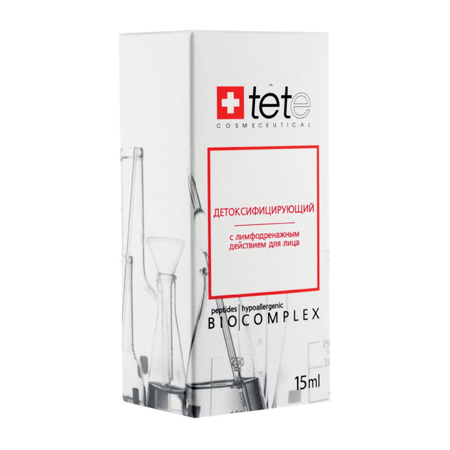 TETe Cosmeceutical, Биокомплекс детокс с лимфодренажным действием, 15 мл
