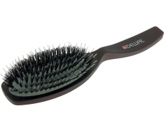 BR6302 DEWAL Щетка массажная COFFEE  нат. щетина +пластиковый  штифт