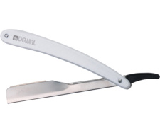 120_01 DEWAL Бритва безопасная  белая