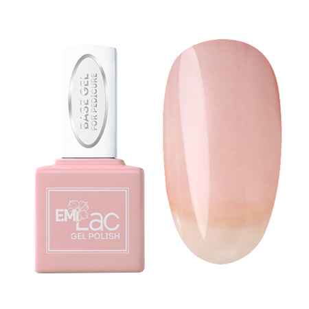 E.MiLac, База Base Gel for Pedicure, 9 мл